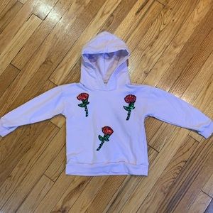 ZARA Kids 🌹 Light Pink Hoodie Size 7